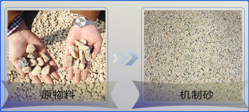 河卵石制砂