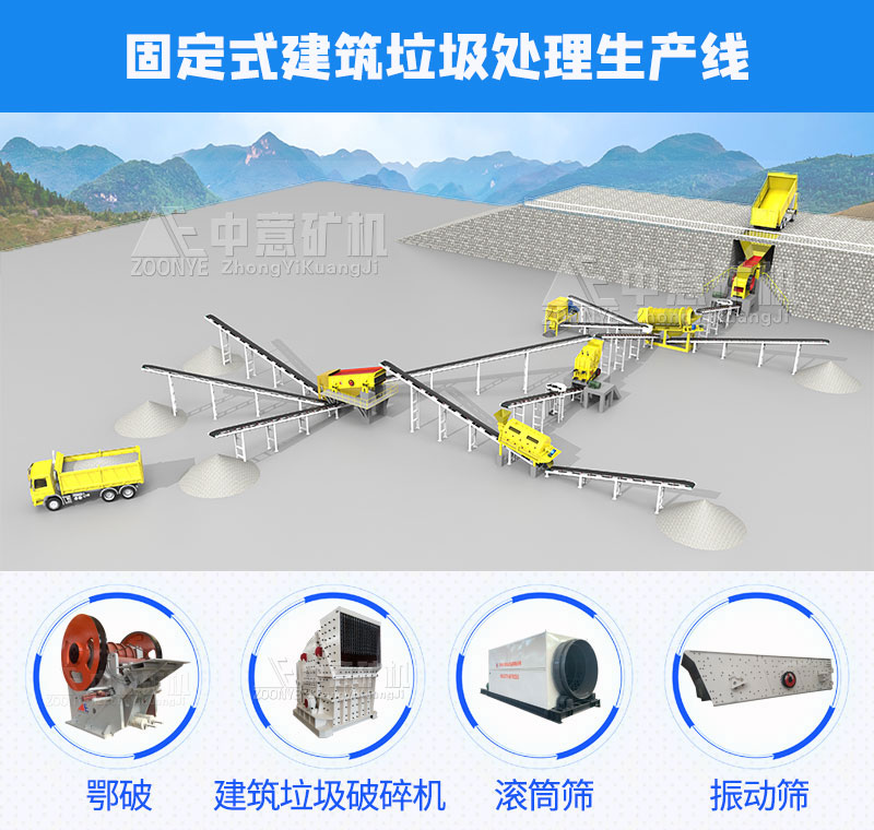 建筑垃圾處理生產(chǎn)線