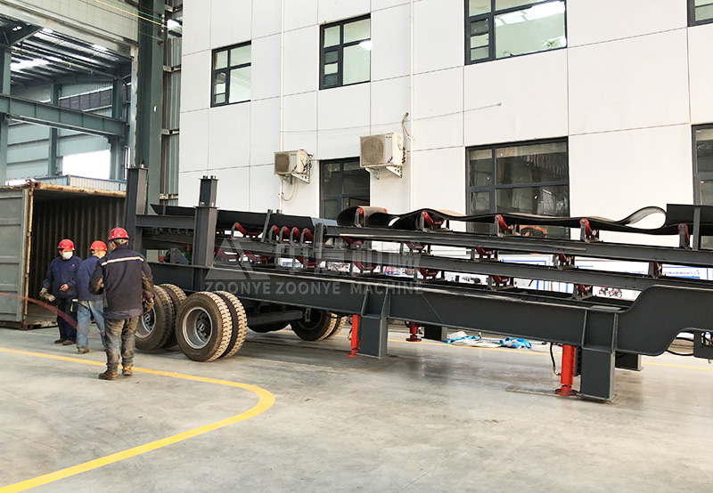 移動破碎篩分站車架 移動破碎篩分站車架